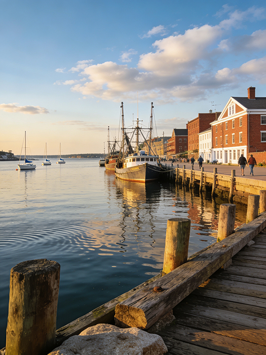 an AI generated portland, ME